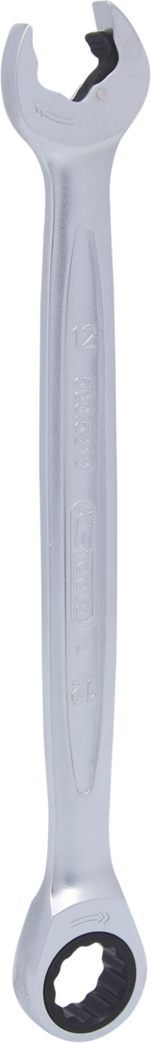 KS Tools 503.5212 DUO GEARplus Ringmaulschlüssel,Maul-Ratschenfunktion 12mm