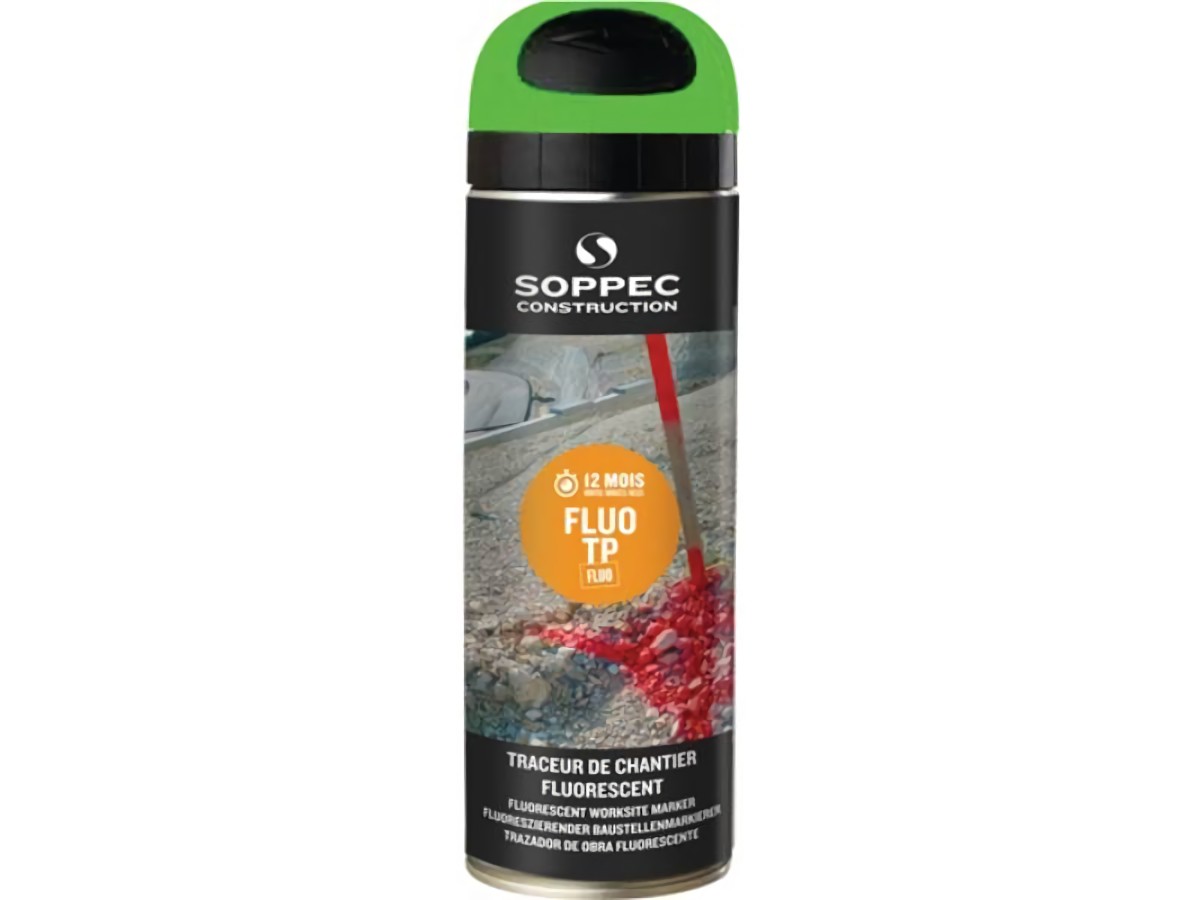 SOPPEC 141518E Baustellenmarkierspray FLUO TP leuchtgrün 500 ml