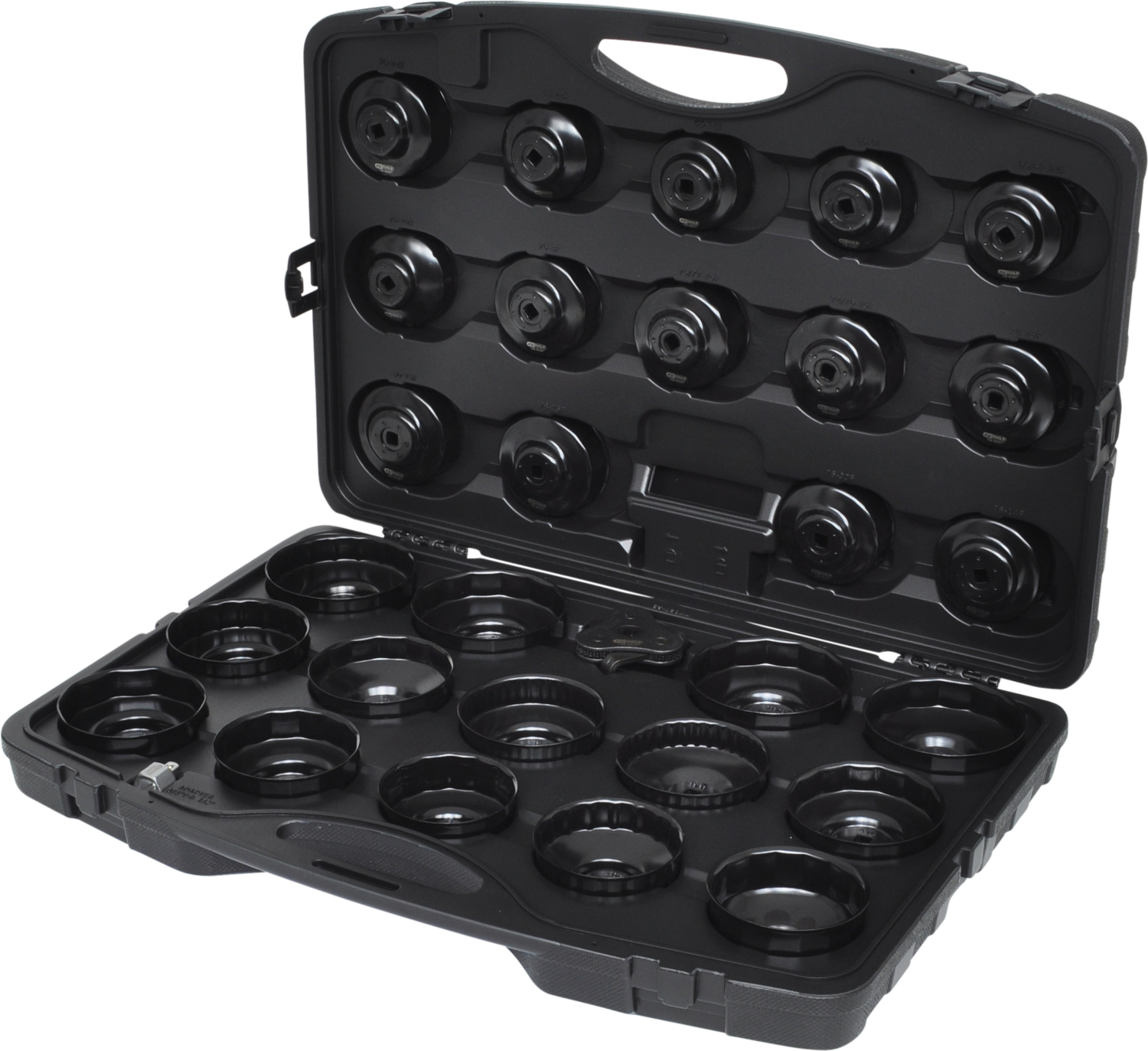 KS Tools 150.9350 3/8'' Ölfilterschlüssel-Satz, 30-tlg.