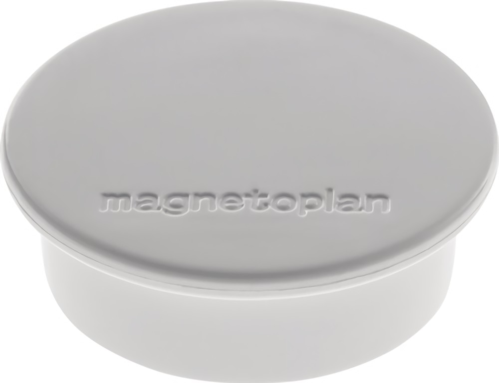 MAGNETOPLAN 1662001 Magnet Premium  D. 40 mm grau