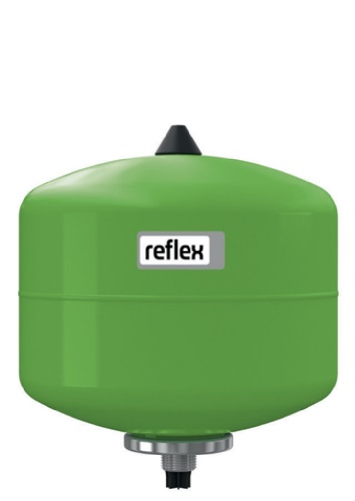 REFLEX 7308200 Membran-Druckausdehnungsgefäß Refix DD grün, 10 bar 12 l