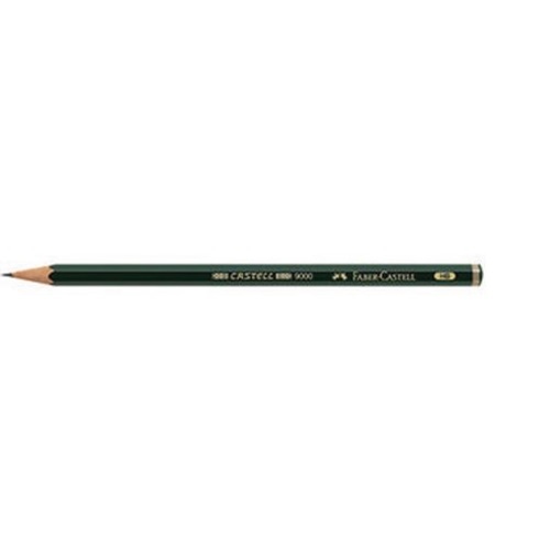 Faber-Castell Bleistift CASTELL 9000 119000 HB dunkelgrün