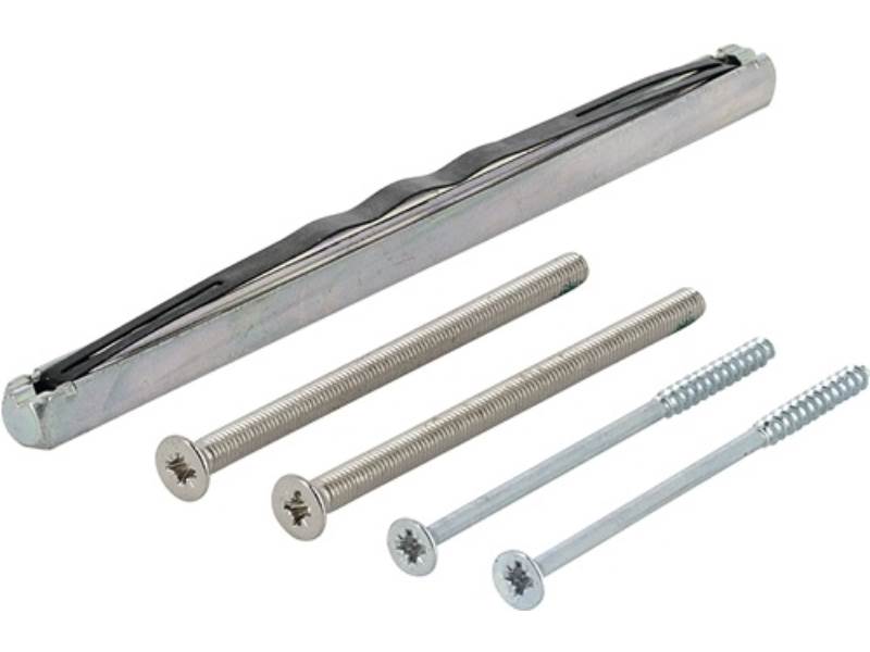 HOPPE 11509545 Befestigungs-Set Sertos® G/G 65-70 mm M5 x 80 + 4,0 x 75 Vierkant