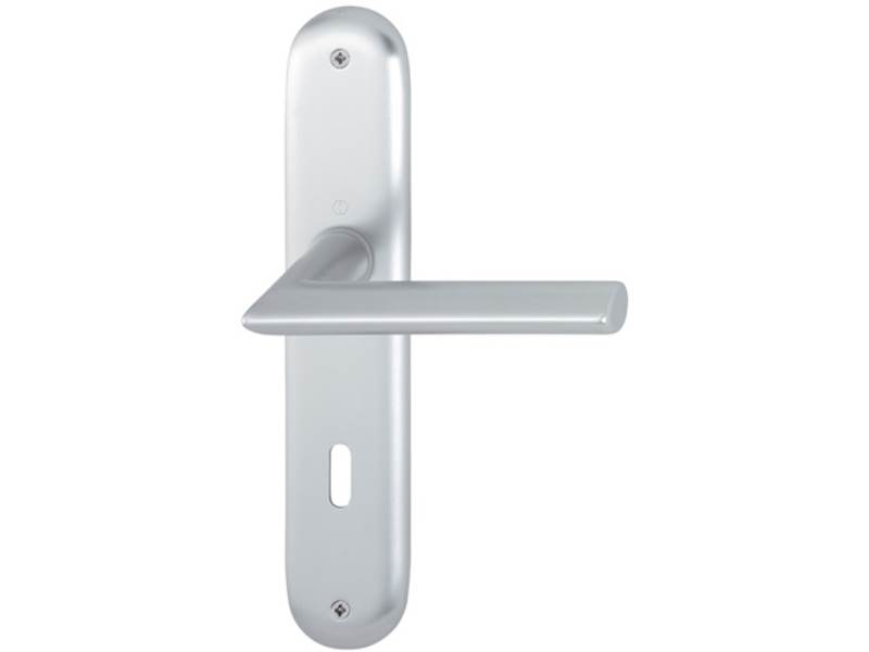 HOPPE 2785825 Langschildgarnitur Stockholm 1140/273P Aluminium F1 OB 72 mm DIN l
