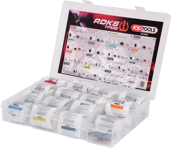 KS Tools 149.0200 RDKS / TPMS Service-Sortiment für Reifendruck-Kontrollsysteme