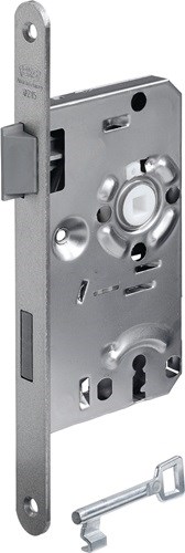 BKS 02150087 Zimmertür-Einsteckschloss 0215 BB 20/ 55/72/8 mm DIN links silber a