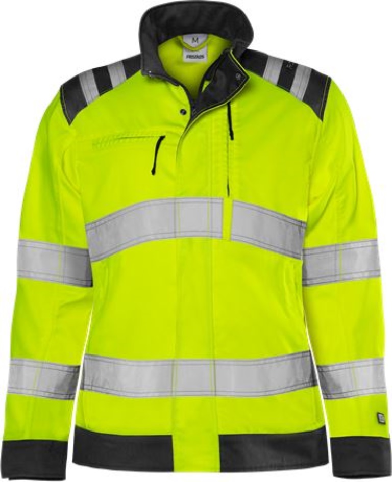 Fristads Kansas 131984-196 High Vis Green Jacke Damen Kl. 3 4068 GPLU Gr.M Warns