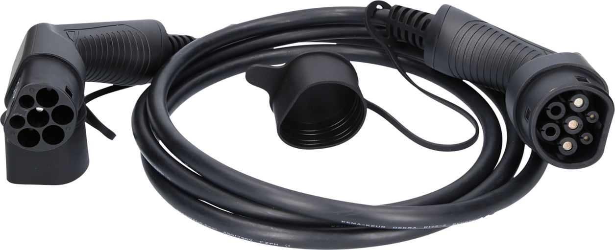 KS-Tools 117.7145 efuturo Ladekabel gerade, Typ 2 auf Typ 2 Stecker, 1 Phase, bi