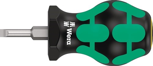 WERA 5008841001 Schraubendreher 335 Stubby Schneidenbreite 4 mm Klingenlänge 24,