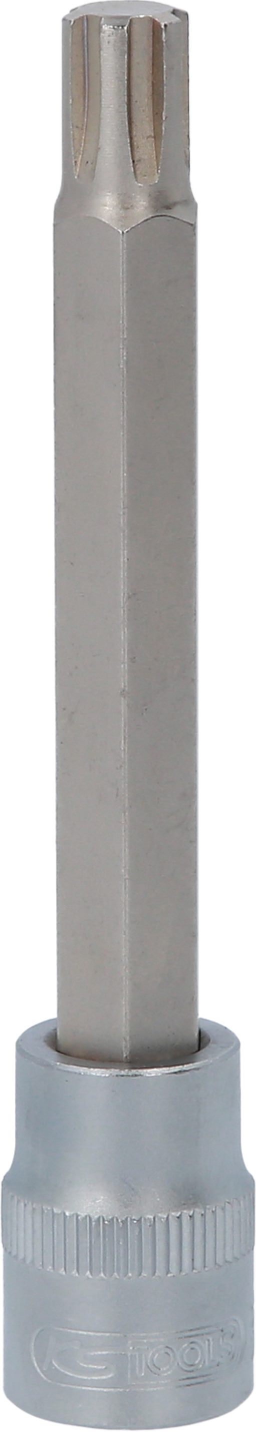 KS-Tools 917.3934 3/8'' Bit-Stecknuss für RIBE-Schrauben, M9, 100 mm