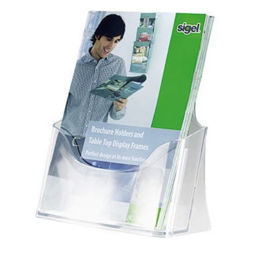 Sigel Prospekthalter LH112 für DIN A5 1Fach Acryl glasklar