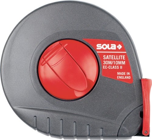 SOLA 50055701 Kapselbandmaß SATELLITE Länge 10 m Bandbreite 10 mm mm/mm  EG II K