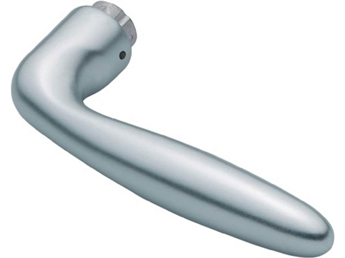 HOPPE 3257784 Türdrückerlochteil Verona 1510 Aluminium F1 / naturfarbig Vierkant
