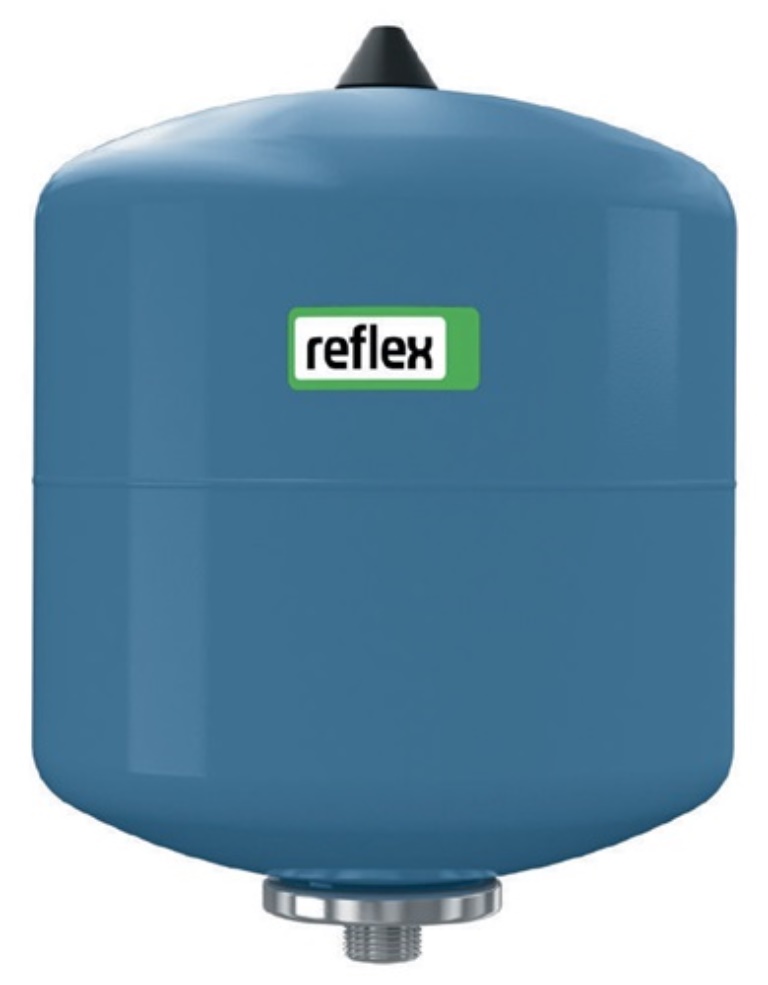 REFLEX 7304000 Membran-Druckausdehnungsgefäß Refix DE blau, 10 bar 25 l