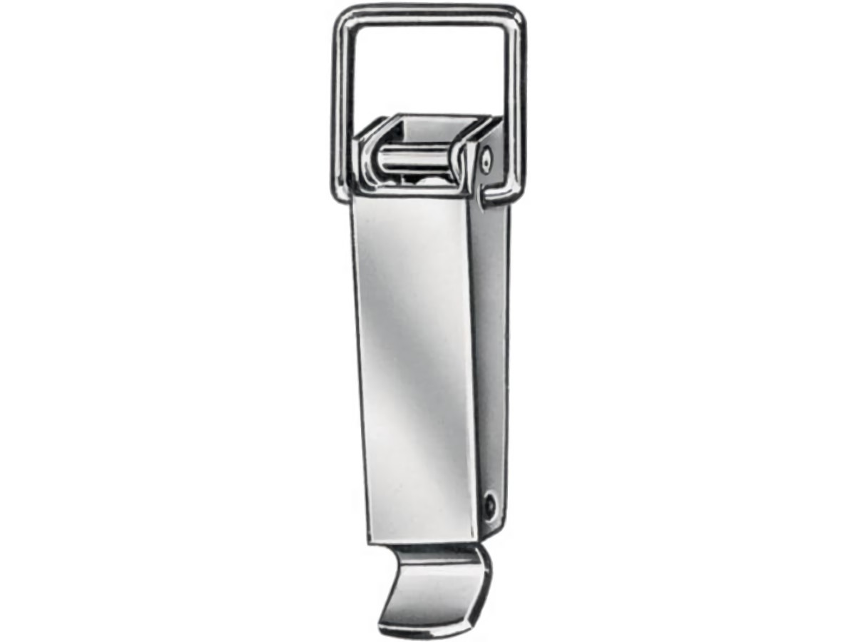 VORMANN 001202105Z Spannverschluss  Höhe 12 mm Breite 37 mm Stahl blau verzinkt