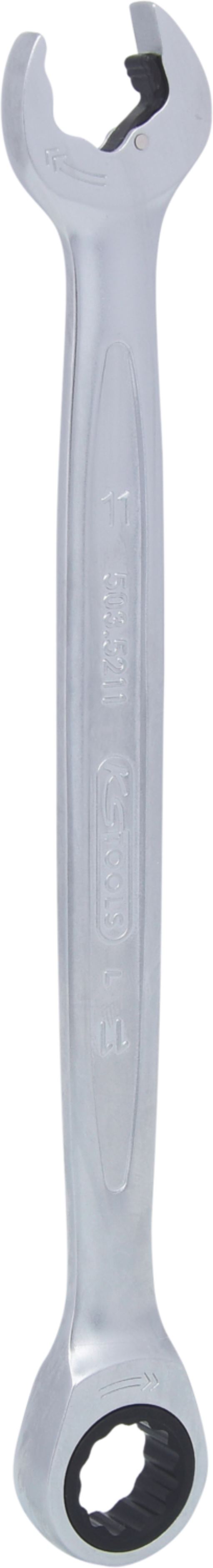 KS Tools 503.5211 DUO GEARplus Ringmaulschlüssel,Maul-Ratschenfunktion 11mm