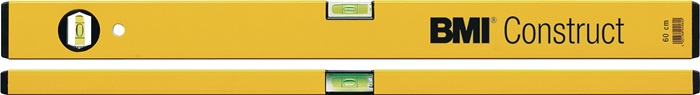 BMI 689030P-gelbCON Wasserwaage CONSTRUCT 30 cm Aluminium gelb ±1 mm/m