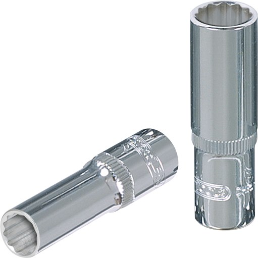 KS Tools 918.4835 3/8 CHROMEplus 12-kant-Stecknuss, lang, 5/16
