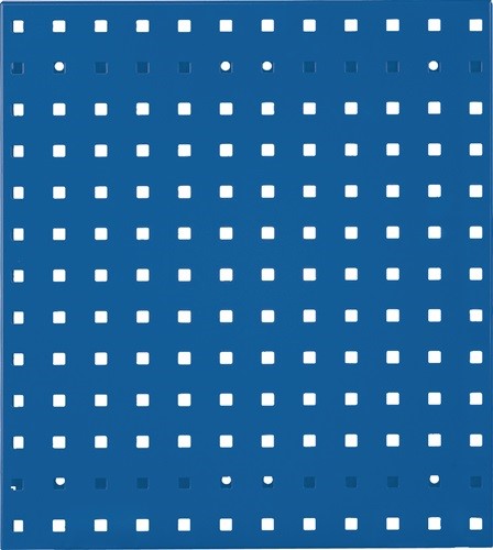 RASTERPLAN 4001.00.0521 Lochplatte  B450xL500mm enzianblau, RAL 5010