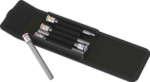 WERA 05003345001 Steckschlüssel-Satz 8740 A HF 1 5-teilig 1/4 '' 4 - 8 mm für In