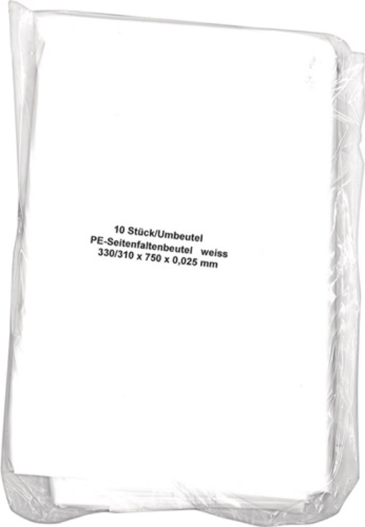 49/5001 Müllbeutel  B330/310xL750mm 60 l 25 µm weiß