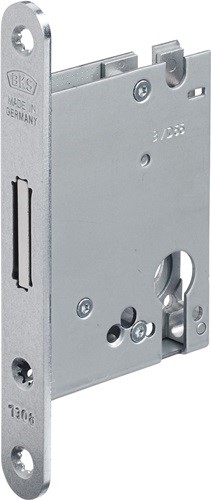 BKS B 1308 0167 Einsteckriegelschloss 1308 PZ20/55 mm Stulp Edelstahl abgerundet