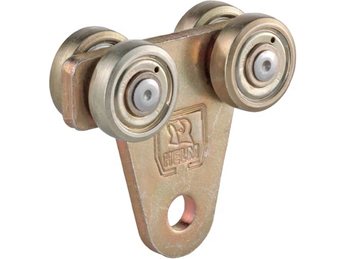 HELM 111020 Rollapparat 1110 1110 passend für Profil 100 Stahl verzinkt, gelb 45