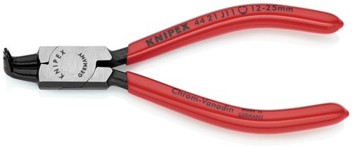 KNIPEX 44 21 J11 Sicherungsringzange J 11 für Bohrungen D. 12 - 25 mm  poliert