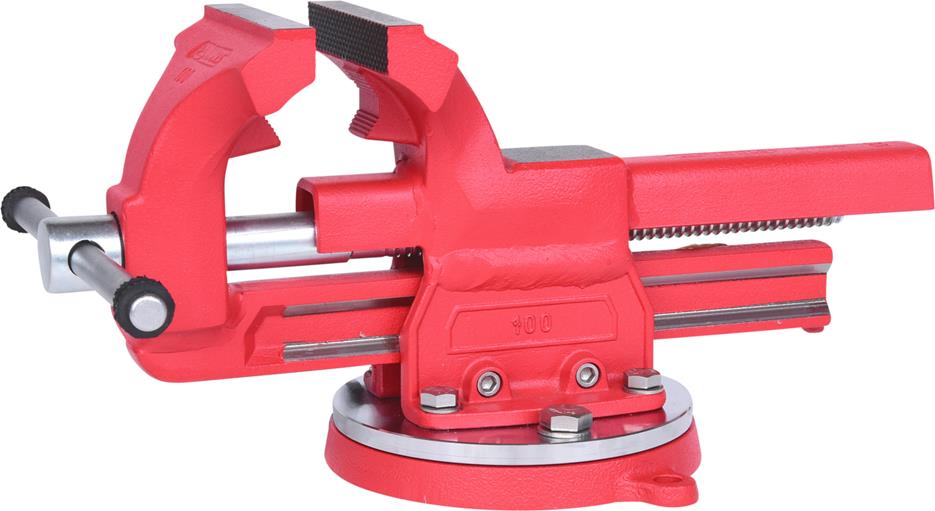 KS Tools 914.0025 Schraubstock mit Rundteller, 90 mm