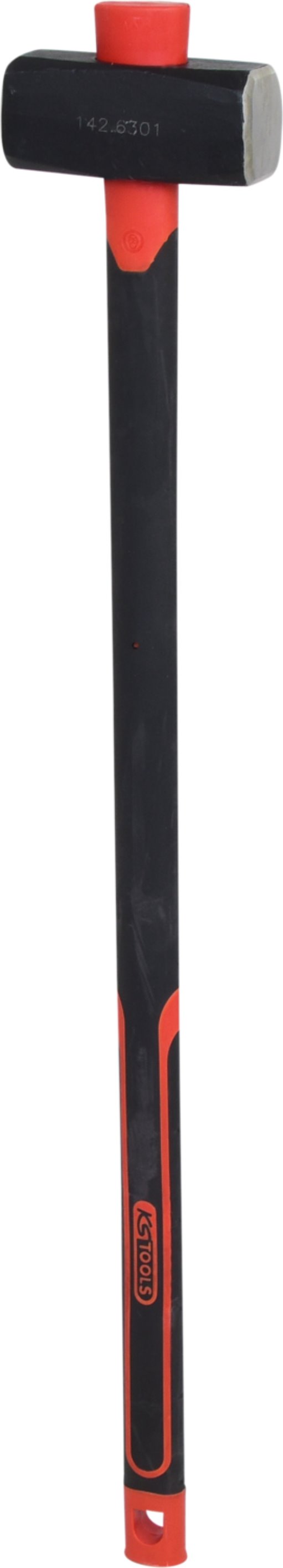 KS Tools 142.6301 Vorschlaghammer mit Fiberglasstiel, 3000g