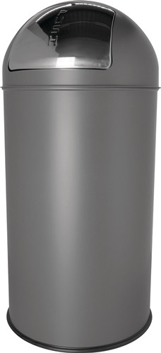 HELIT H2401787 Abfallsammler  D.314xH650mm 30 l mittelgrau