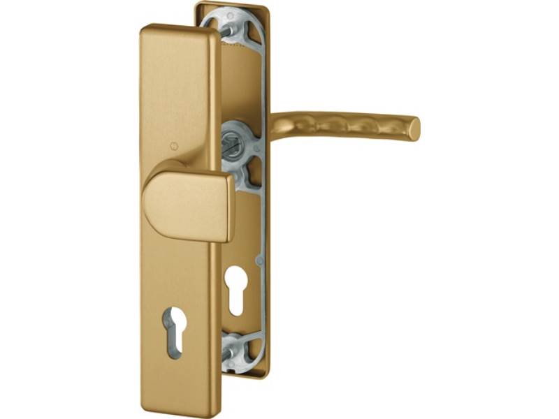HOPPE 3958901 Schutzgarnitur Birmingham 78G/2221A/2440/1117 Aluminium F4 92 mm 6