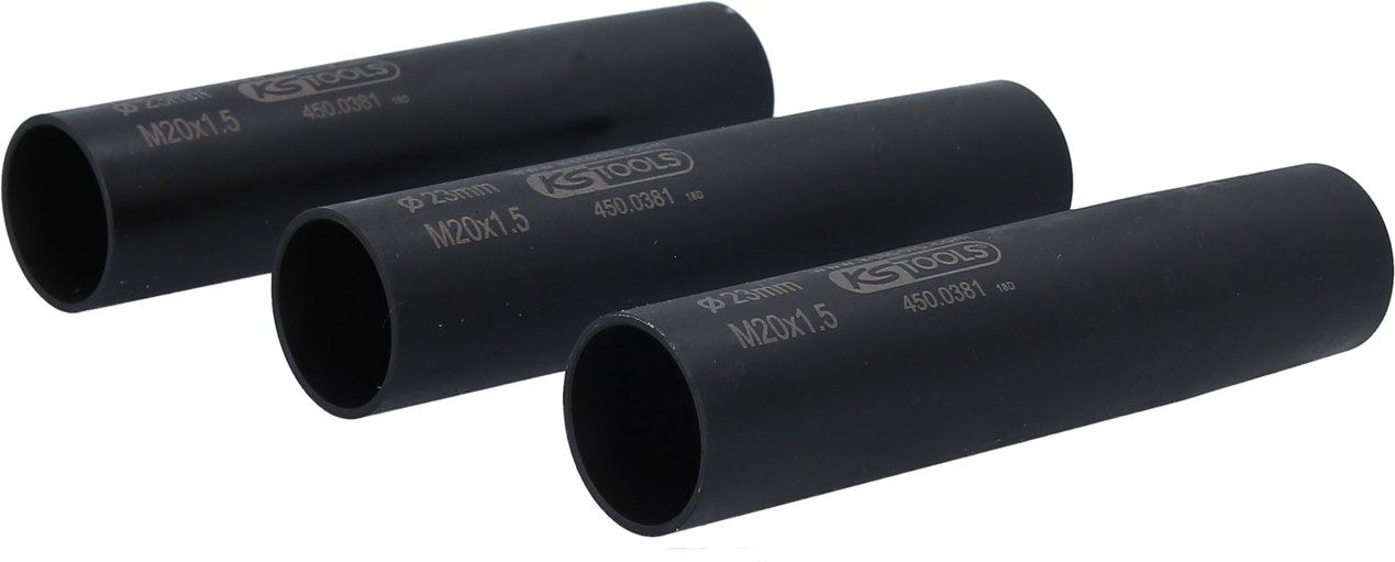 KS Tools 450.0374 Radbolzen-Zentrier- und Schonhülsen-Satz, M20x1,5, Ø23,0 mm, 2