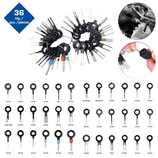 Brilliant Tools  BT511230 Entriegelungswerkzeug-Satz, 36-tlg
