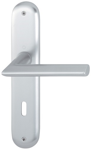 HOPPE 2785825 Langschildgarnitur Stockholm 1140/273P Aluminium F1 OB 72 mm DIN l