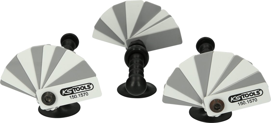 KS Tools 150.1570 Spaltmaßlehren-Satz, 3-tlg.