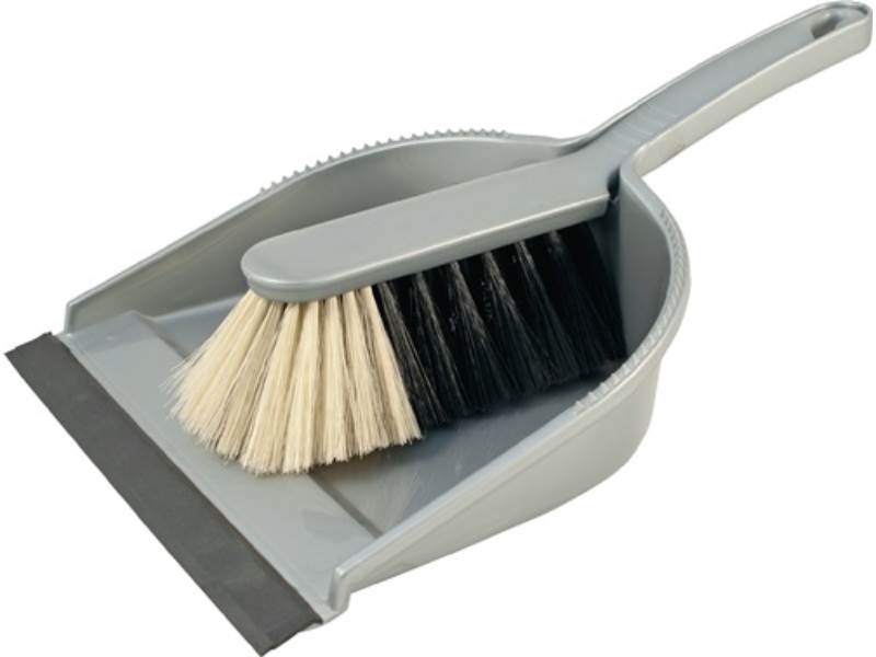 SOREX 34109 Kehrgarnitur  Handfeger und Kehrschaufel silber