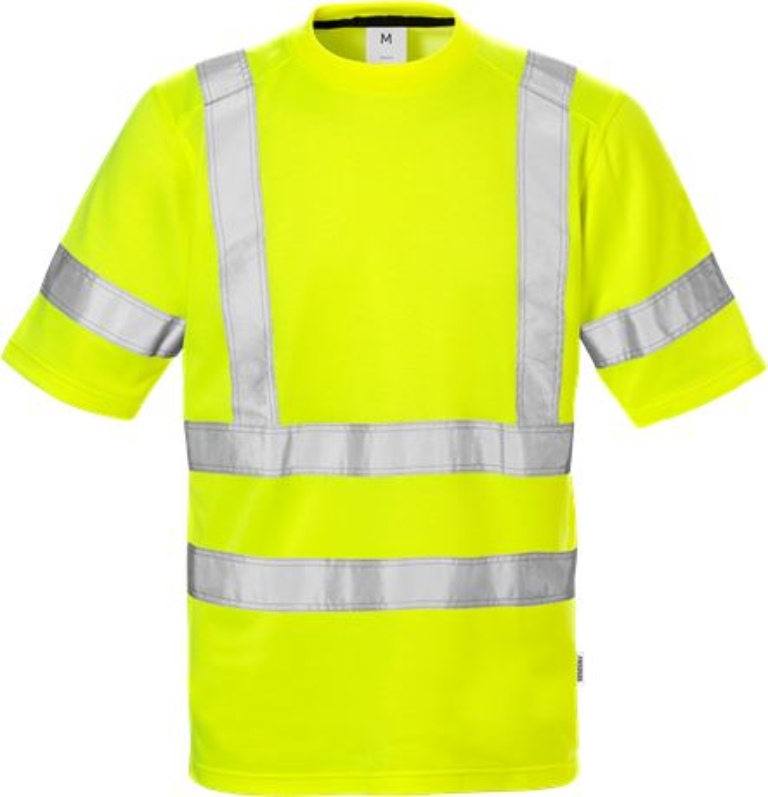 Fristads Kansas 111333-130 High Vis T-Shirt 7024 Kl. 3 THV Gr.5XL Warnschutz-Gel