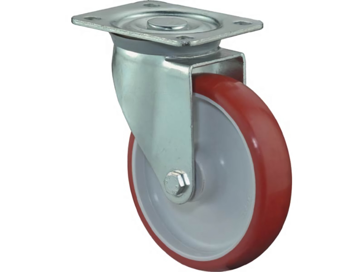 BS ROLLEN L400.B31.150 Lenkrolle  Rad-Ø 150 mm Tragfähigkeit 280 kg Polyurethan