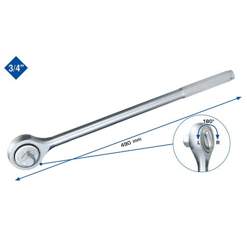 Brilliant Tools  BT025900 3/4'' Umschaltknarre, 24 Zahn