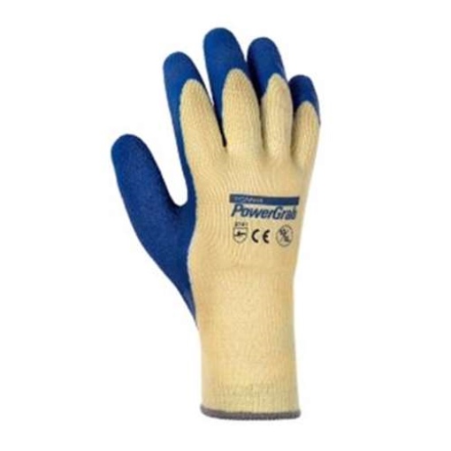 TOWA PowerGrab Baumw.-/Polyester-Strickhandschuhe, Kat. 2, Latex 2208_9 Gr.9