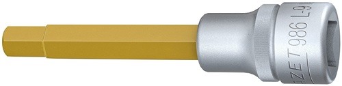 HAZET 986L-9 Steckschlüsseleinsatz 986L 1/2 '' Innen-6-kant Schlüsselweite 9 mm