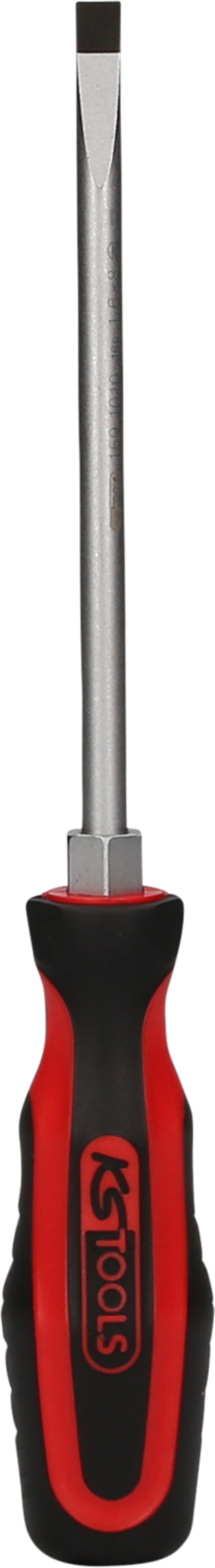KS Tools 159.1010 ERGOTORQUEplus Schlitz-Schraubendreher, 8mm, 265mm lang
