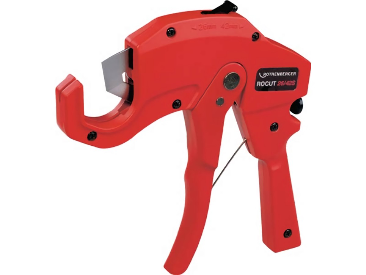ROTHENBERGER 55015 Kunststoffschere ROCUT® PS 26 / 42 S verstellbar 6 - 42 mm PP