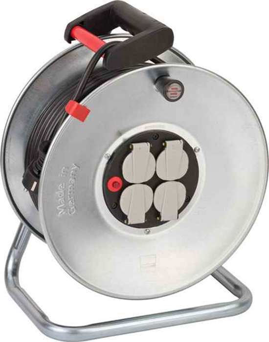 BRENNENSTUHL 1195066 Garant S 4 E Kabeltrommel 50m (aus Stahlblech