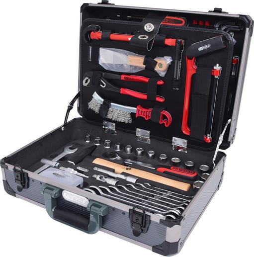 KS Tools 911.0695 1/4''+1/2'' Sanitär-Werkzeugkoffer, 95-tlg.