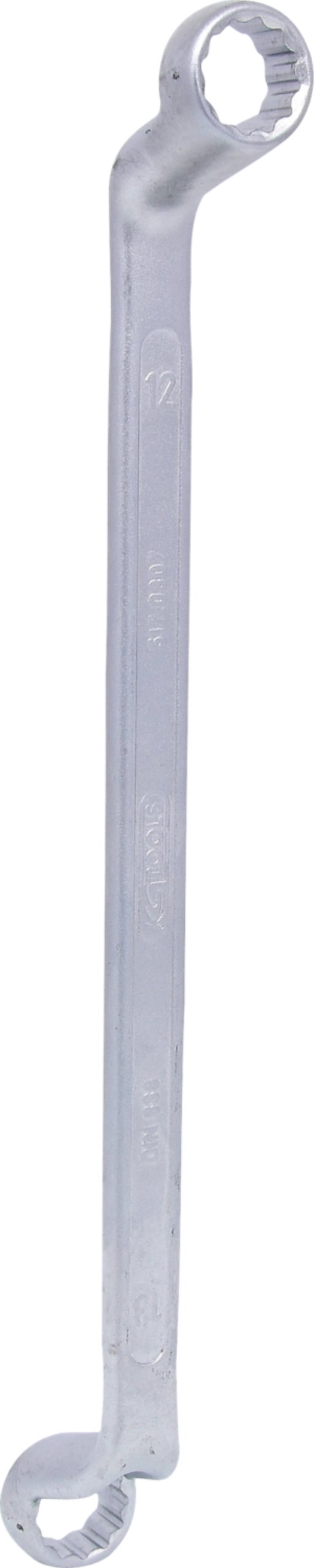 KS Tools 517.0807 CLASSIC Doppel-Ringschlüssel, gekröpft, 12x13mm