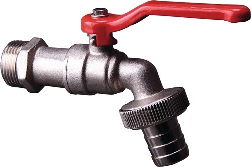 APD 16107 Kugelauslaufventil  Messing vernickelt Nenngröße 13 mm Außengewinde 1/