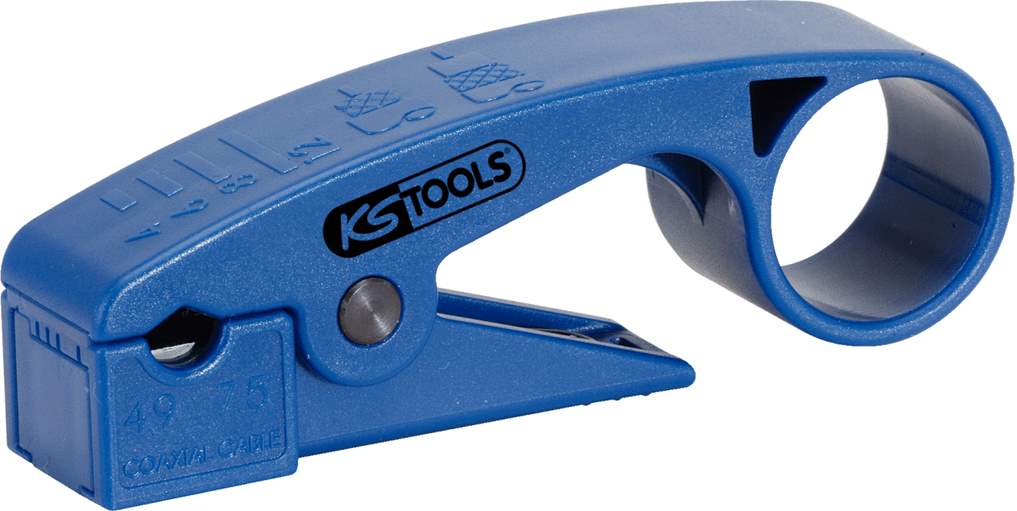 KS Tools 115.1243 Abisolierwerkzeug Koaxialkabel, 7,5mm