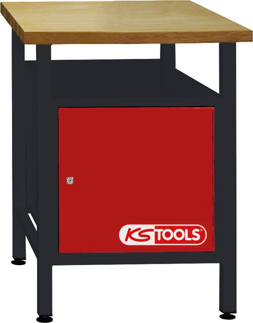KS Tools 865.0012 Werkbank mit 1 Tür, H840xB600xT600mm